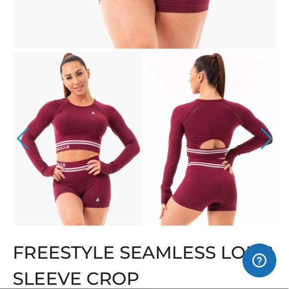 FREESTYLE SEAMLESS LONG SLEEVE CROP - Picture 2 of 8